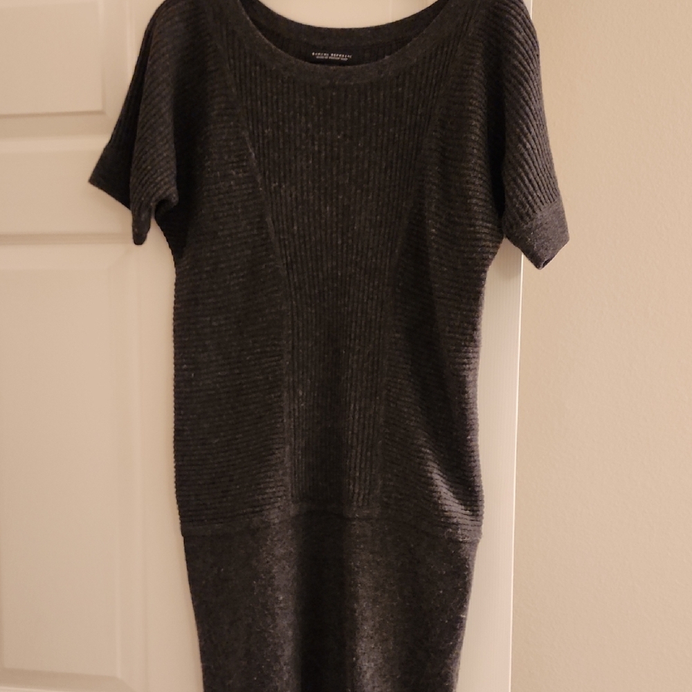 Banana Republic Charcoal Knit Dress